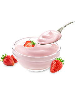 Heumilch Erdbeerjoghurt